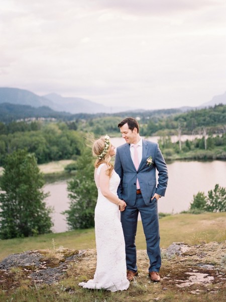 Chic Waterfall Elopement for Two