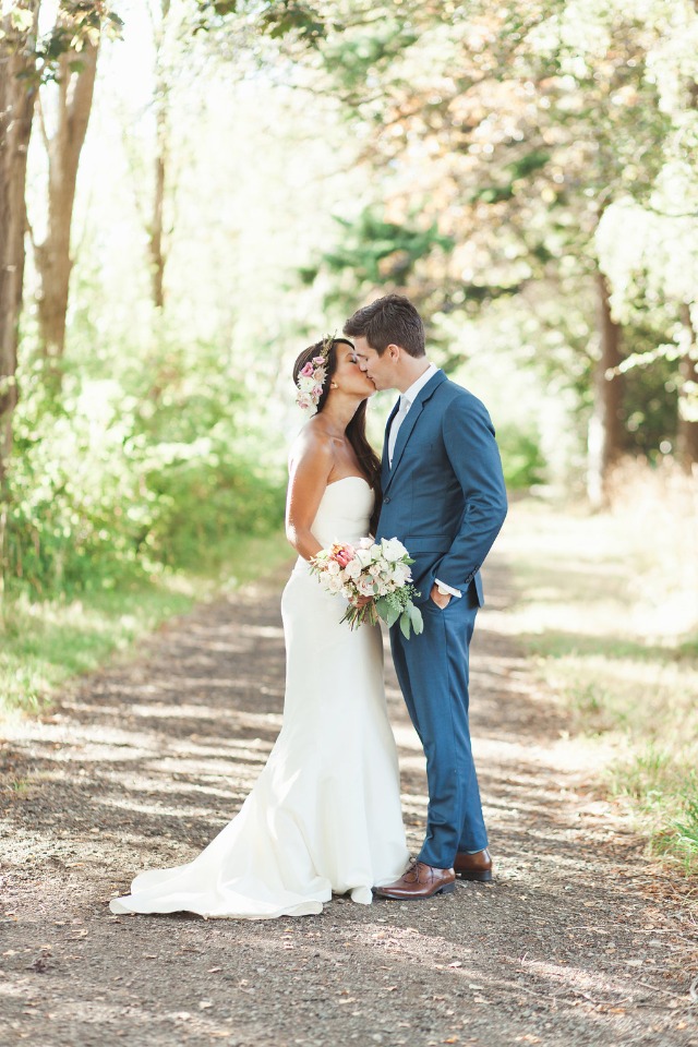 strapless dress by Nicole Miller from BHLDN
