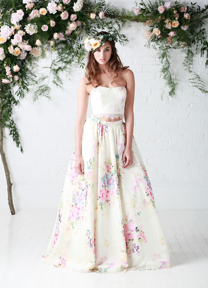 Charlotte Balbier floral skirt