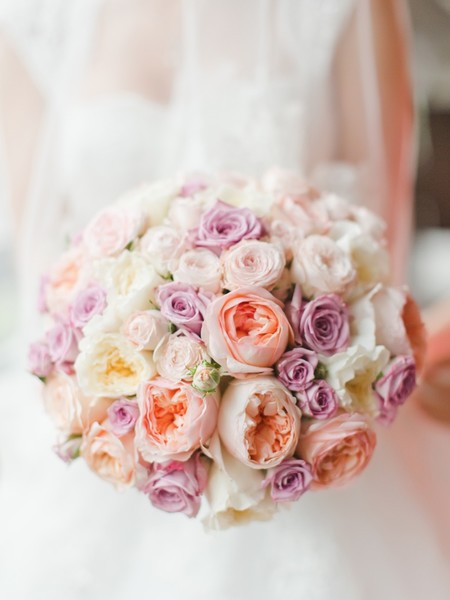 Gorgeous White, Purple and Pink Wedding