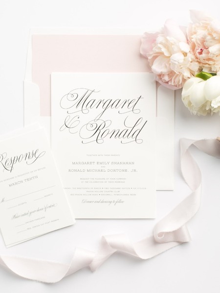 Perfectly Elegant Shine Wedding Invitations