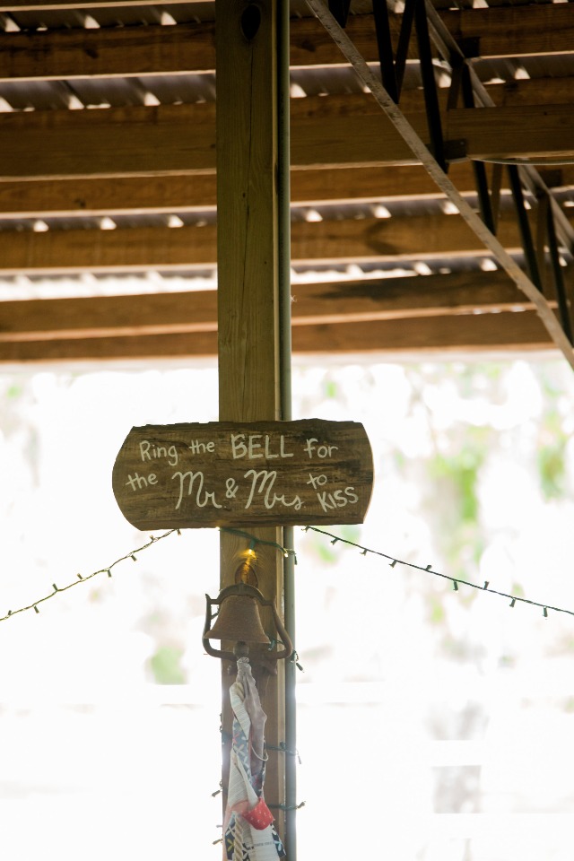 ring the bell for a kiss reception tradition