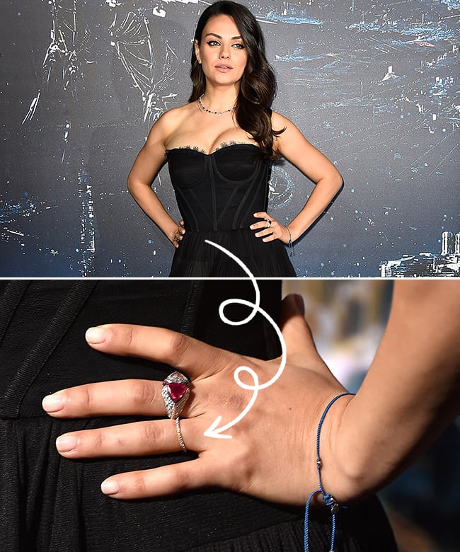 Wear a Wedding Ring Like Mila Kunis