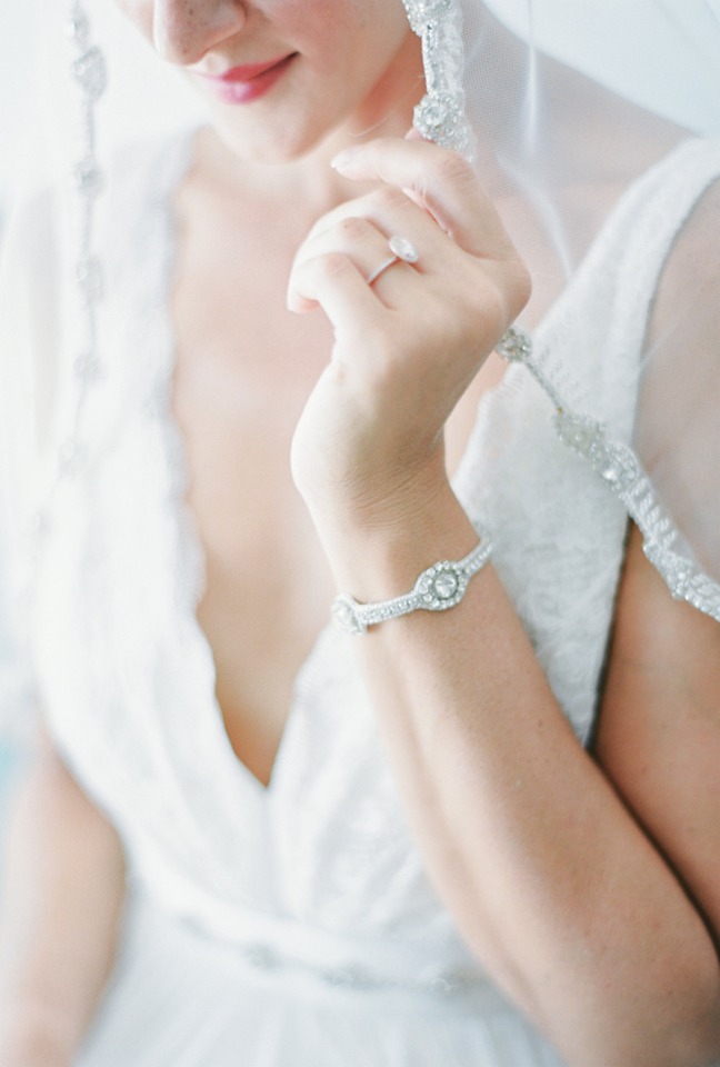 sparkly wedding bracelet