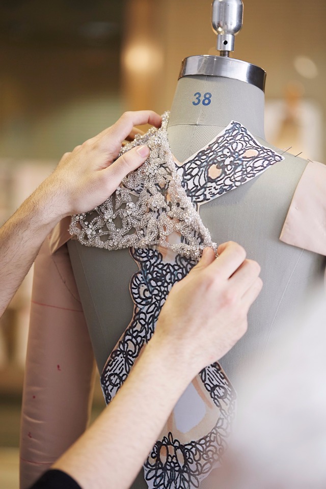 The making of a Pronovias Wedding Gown