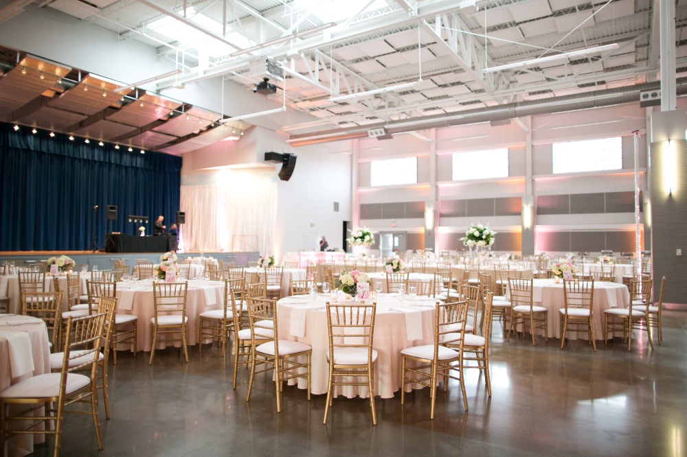 Modern chic wedding venue