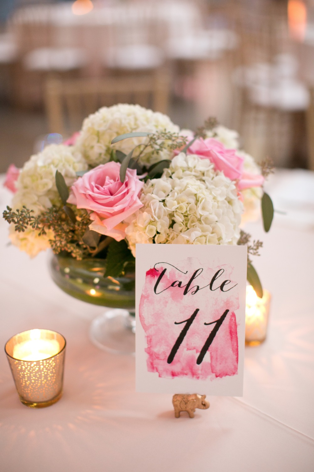Water color table number