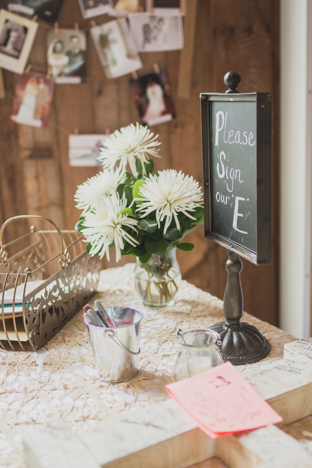 cute rustic and vintage table