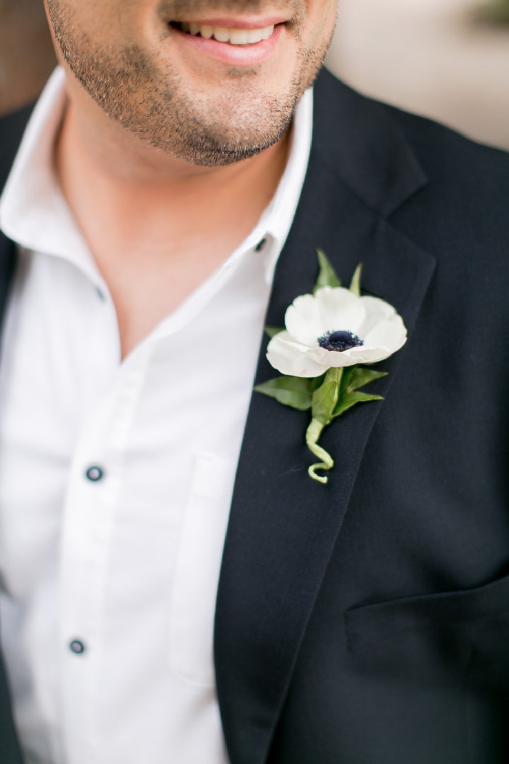 anemone boutonniere