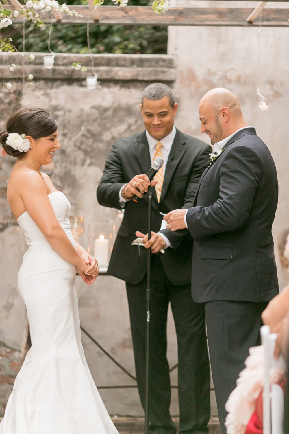 saying their vows