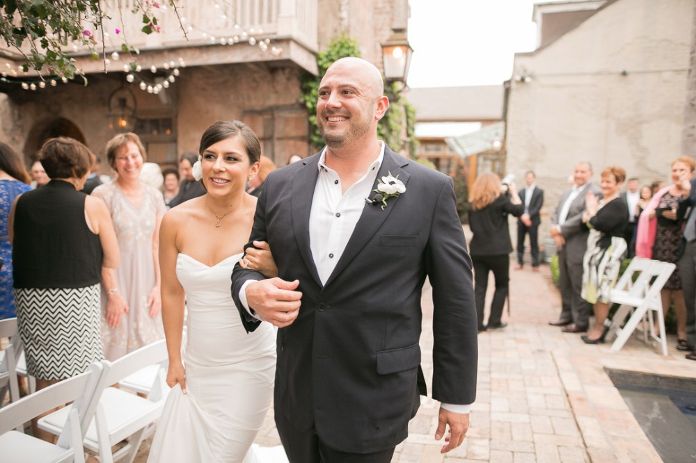 just married wedding couple