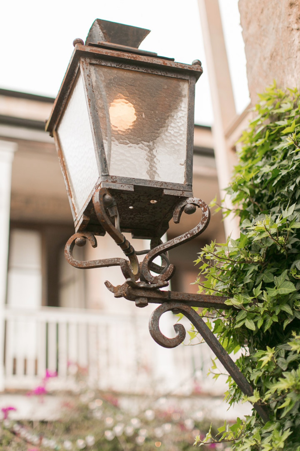 rot iron lanterns