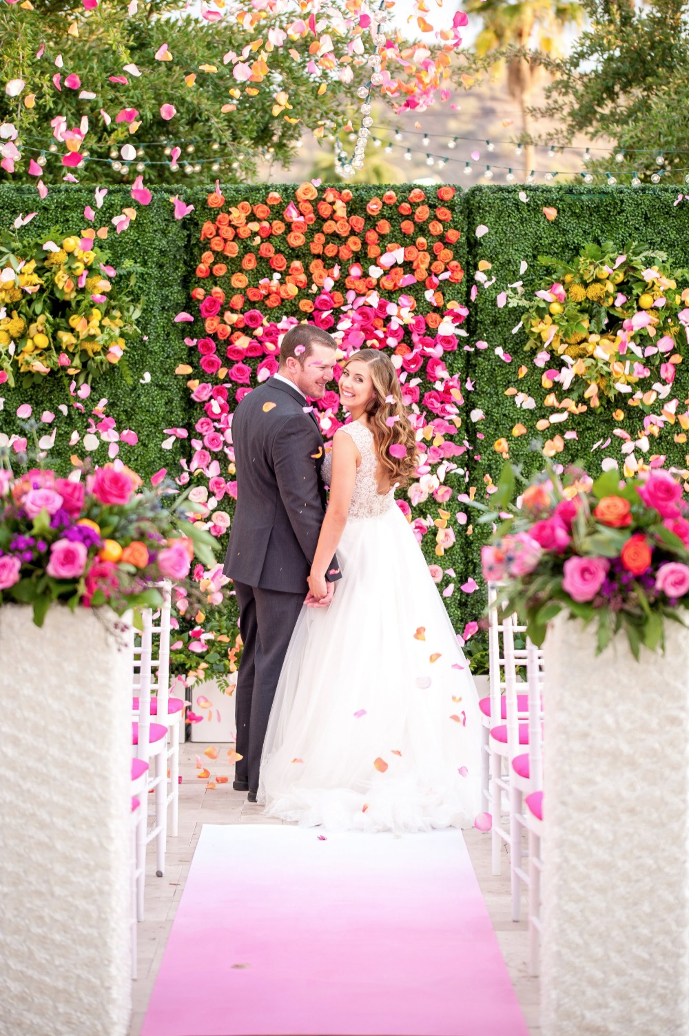 Gorgeous flower filled wedding