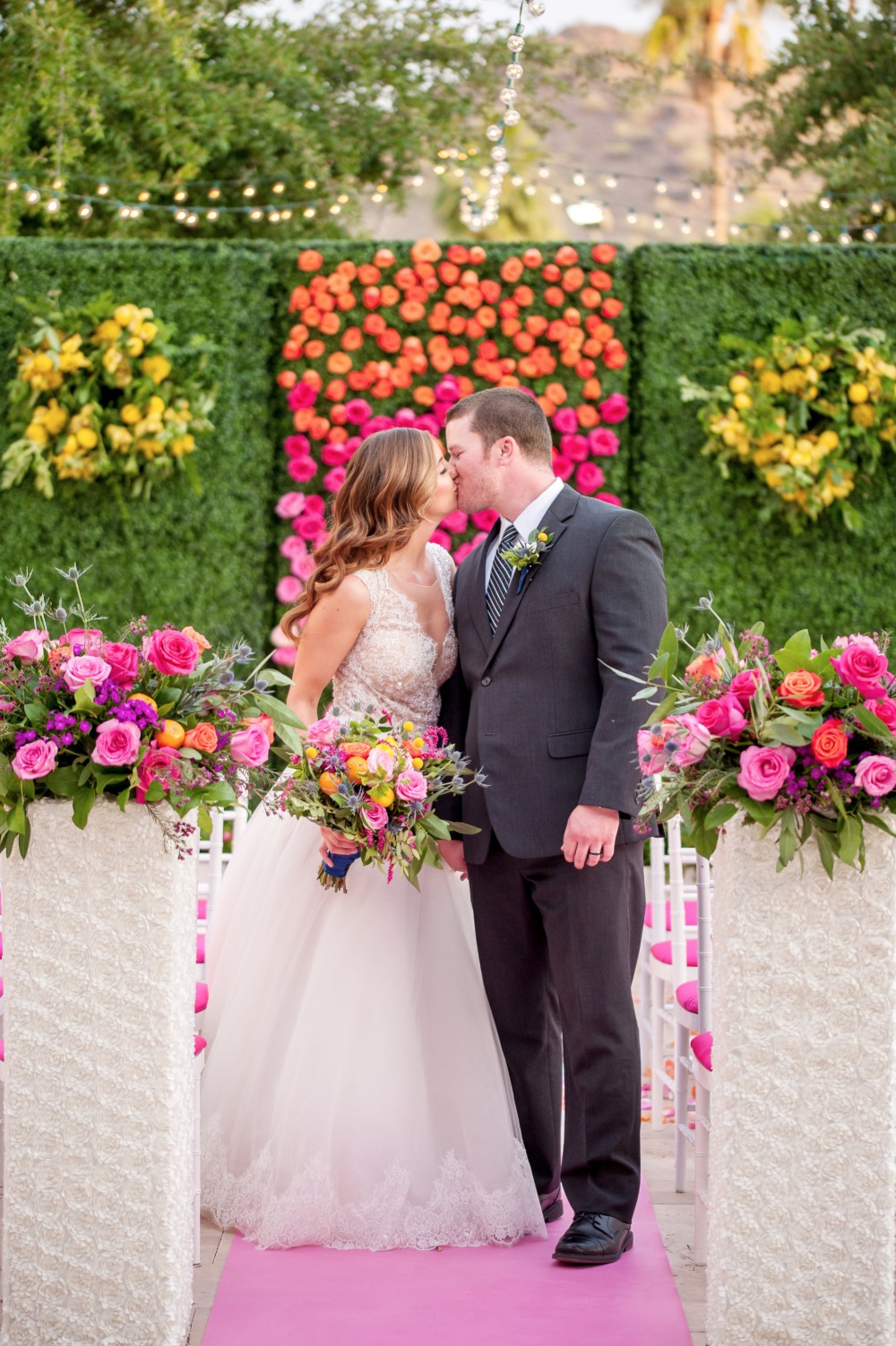 Colorful and bright ceremony