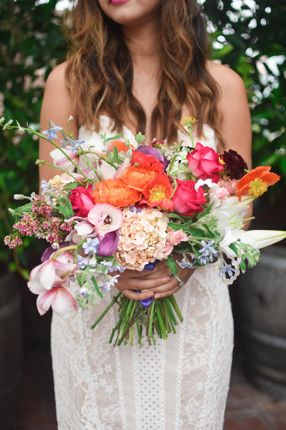 bright and beautiful colorful bouquet