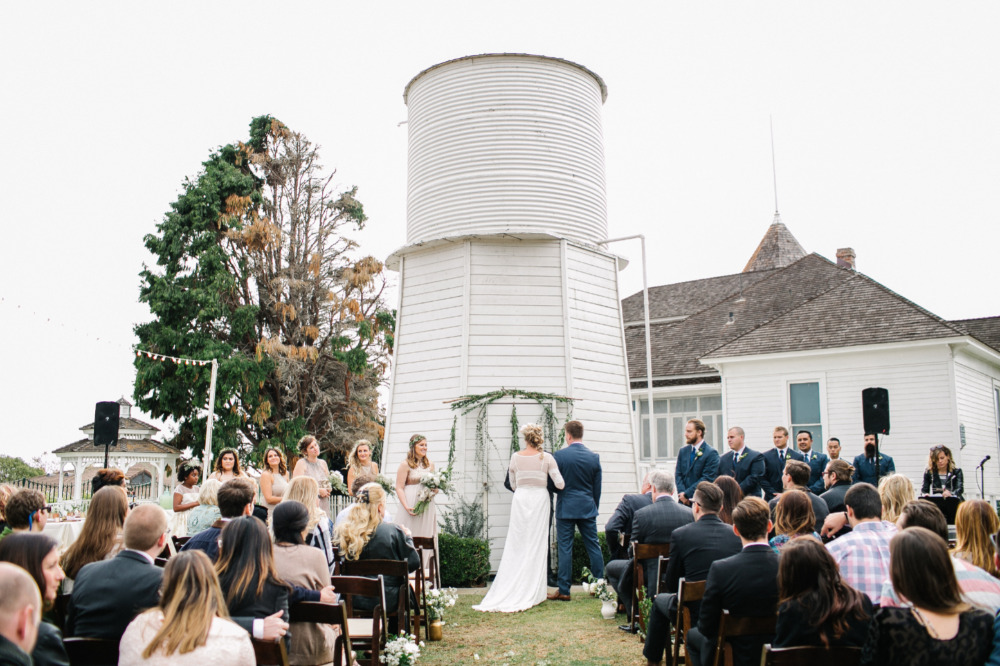 silo wedding ceremony idea