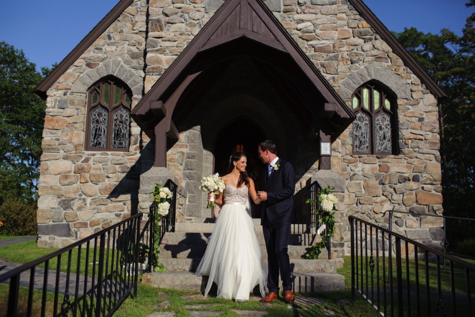 cute little stone wedding chapel