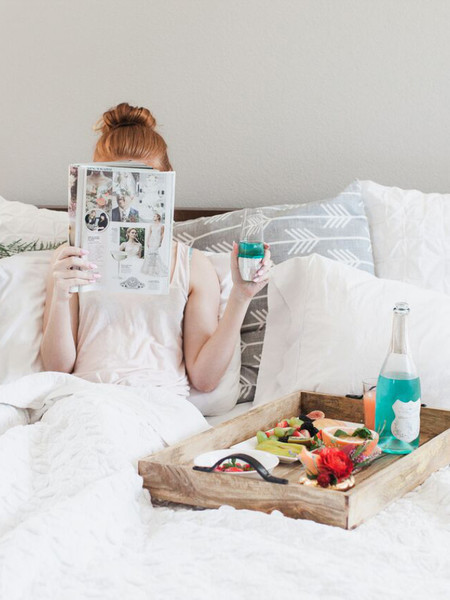 Breakfast In Bed With Blanc de Bleu