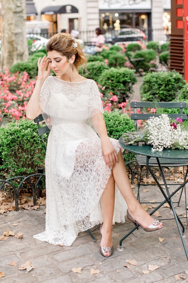 lace overlay wedding dress from Cristalle Brides