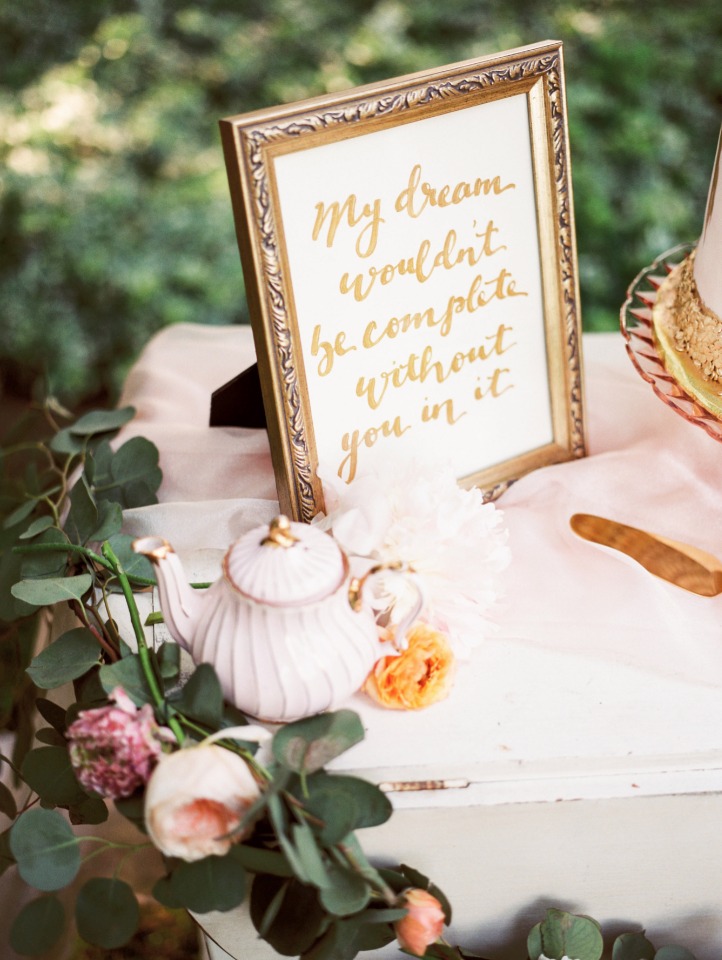 My dream wouldn't be complete without you in it. wedding sign