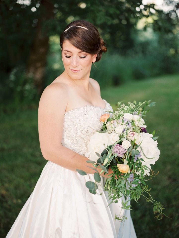 enchanting beaded bodice wedding dress
