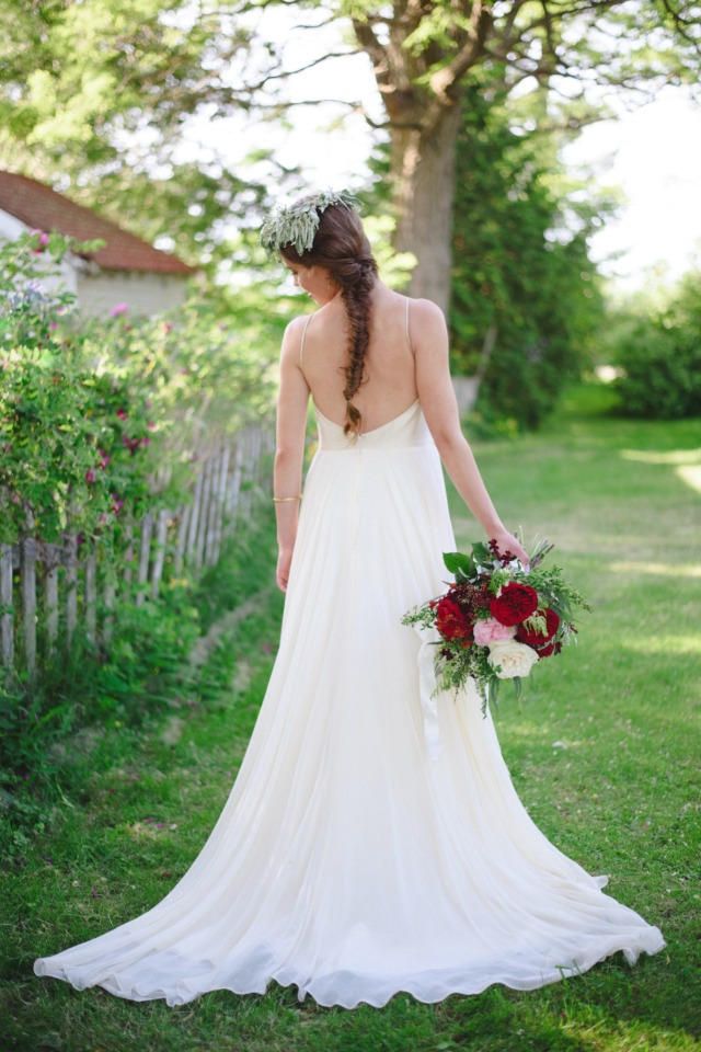 simple and sweet wedding dress from Mrs Bridal Boutique