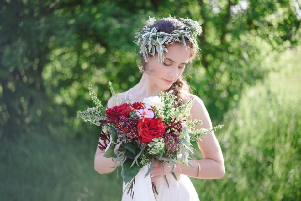 late summer bridal style