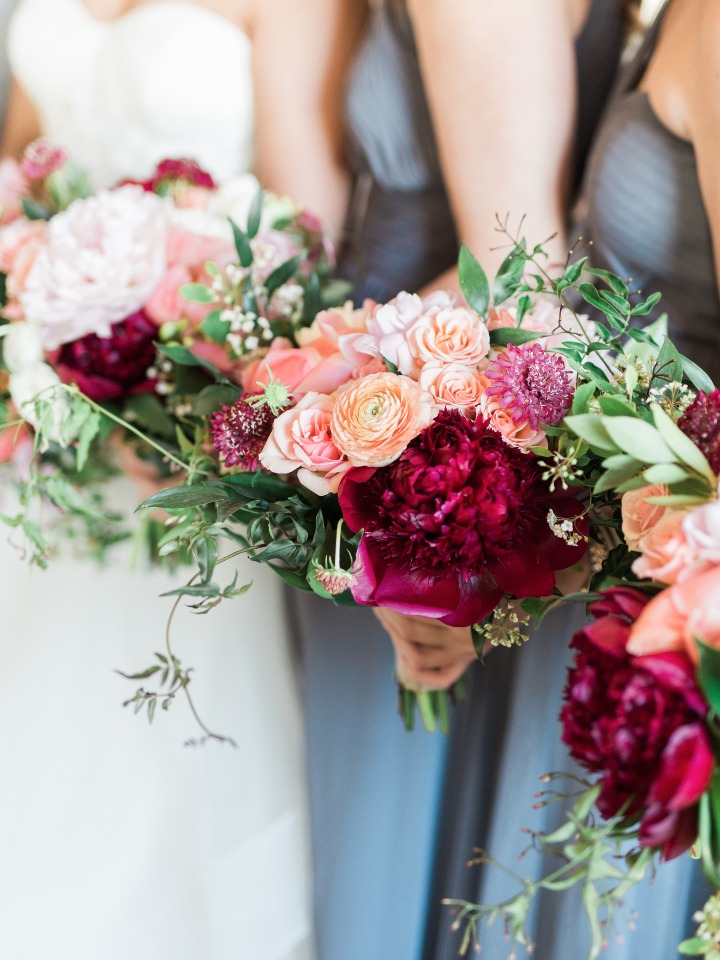 romantic and cheerful bouquets by Kate Foley Designs