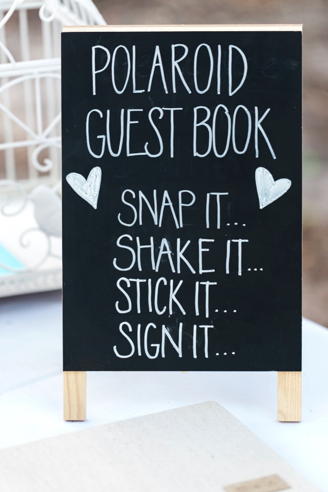 ploaroid guest book sign