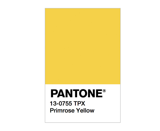 Pantone Primrose Yellow
