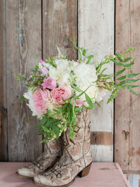 Pink And Turquoise Antler Chic Wedding