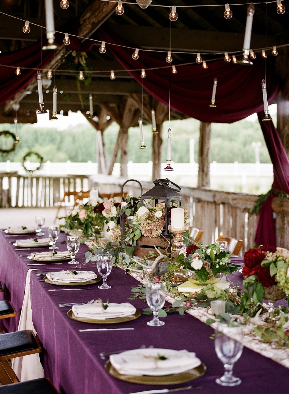 Sophisticated Harry Potter themed reception