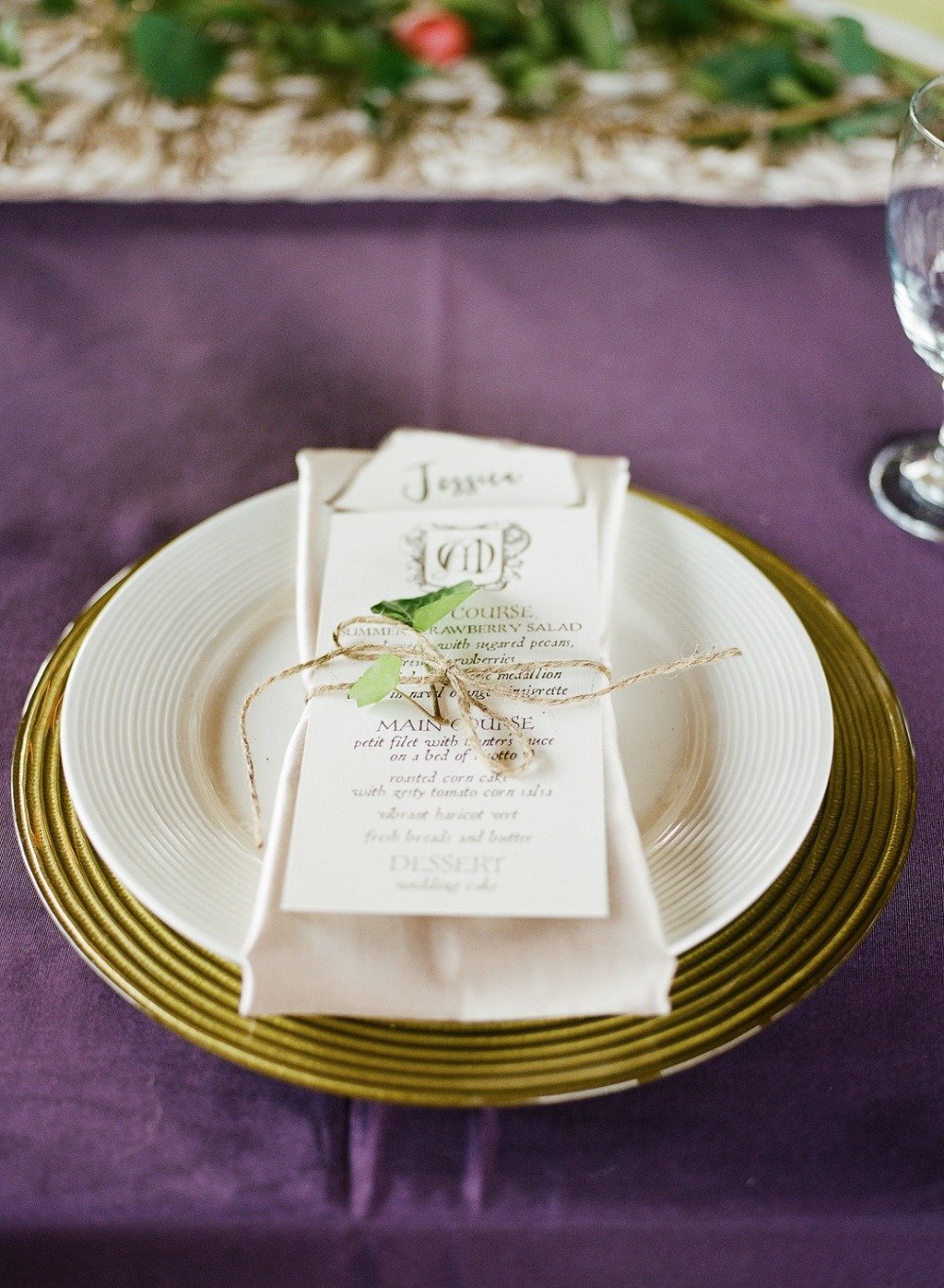 Harry Potter themed place setting