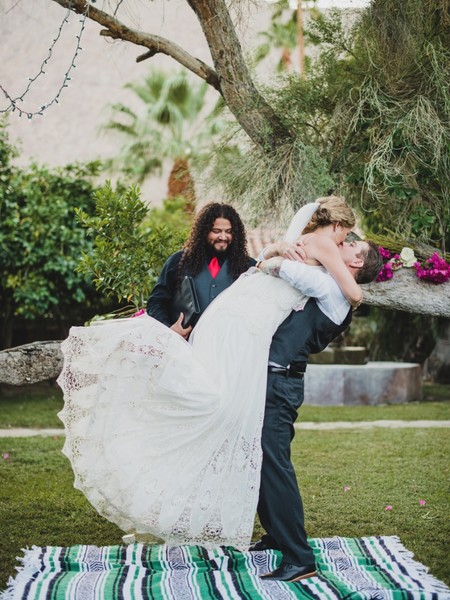 Relaxed Stylish Palm Springs Wedding