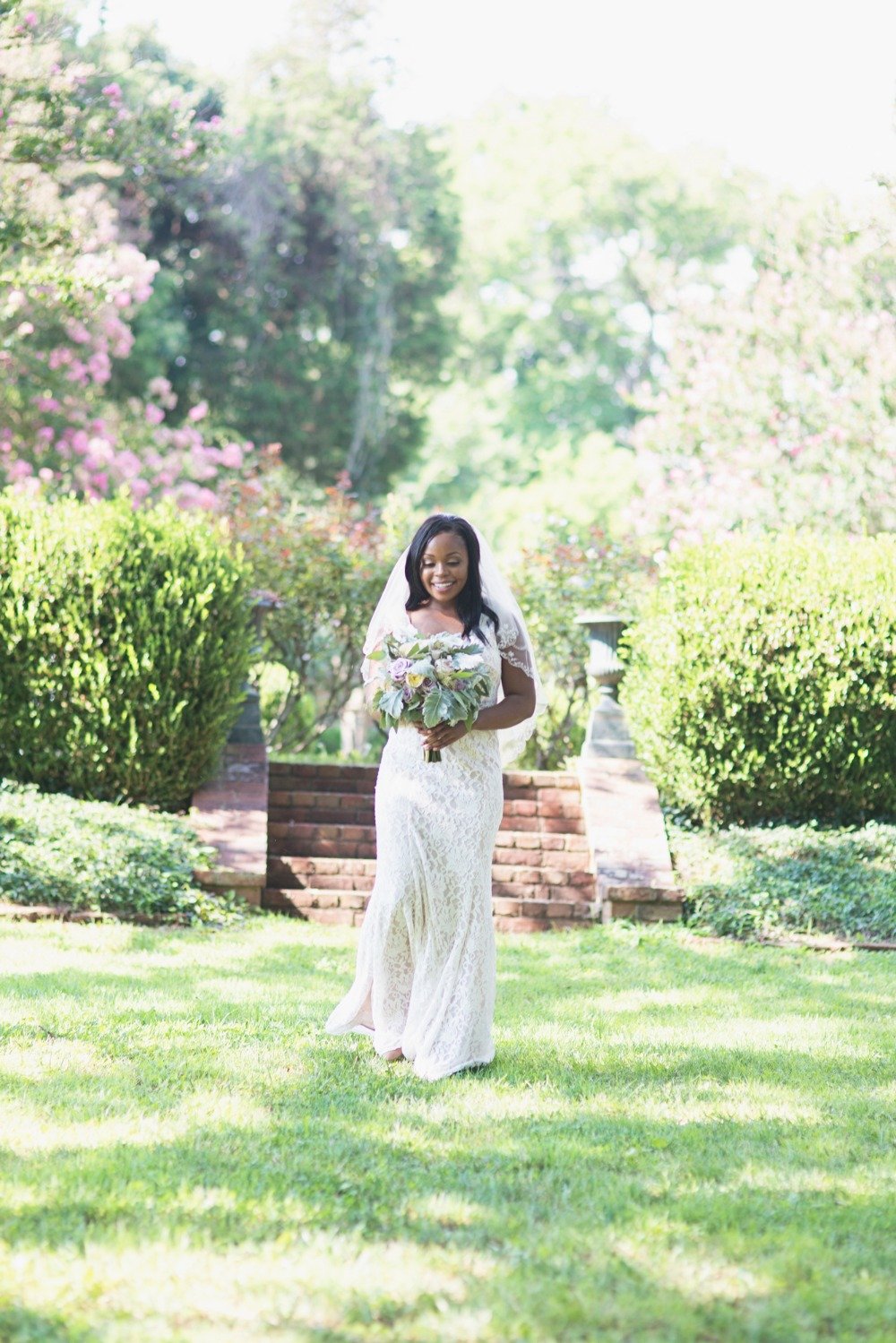 Pretty bridal look for an elopement