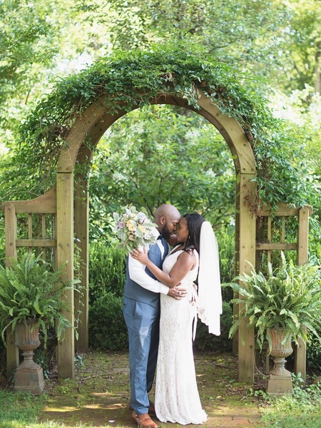 Lavender and Blush Garden Elopement