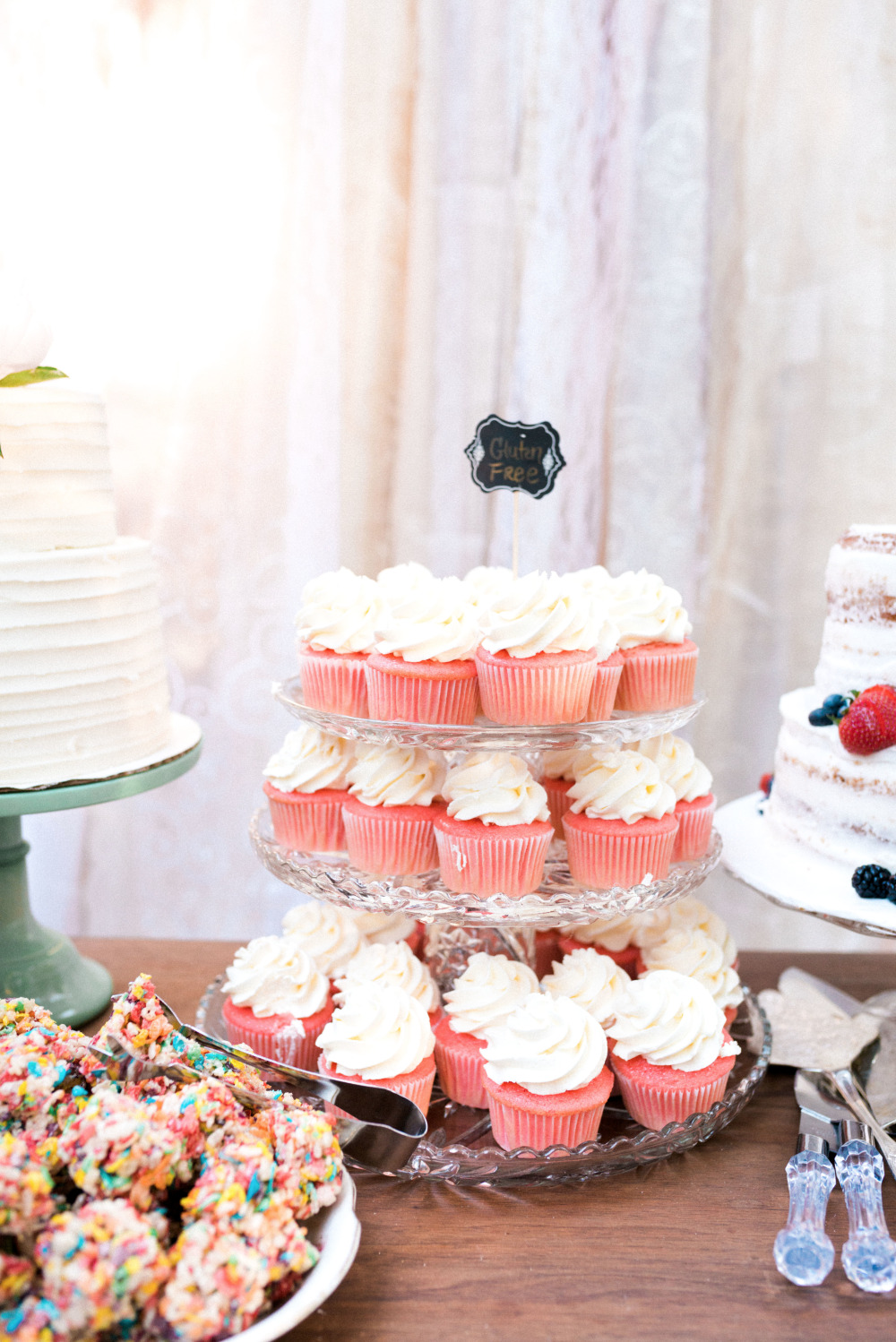 pink wedding cupcakes