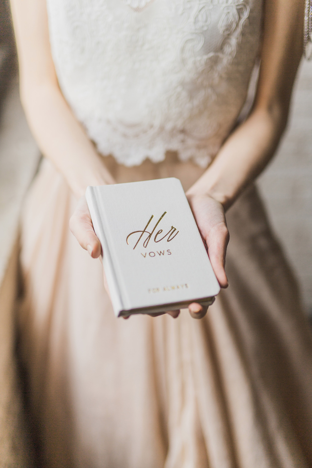 her vows wedding vow book