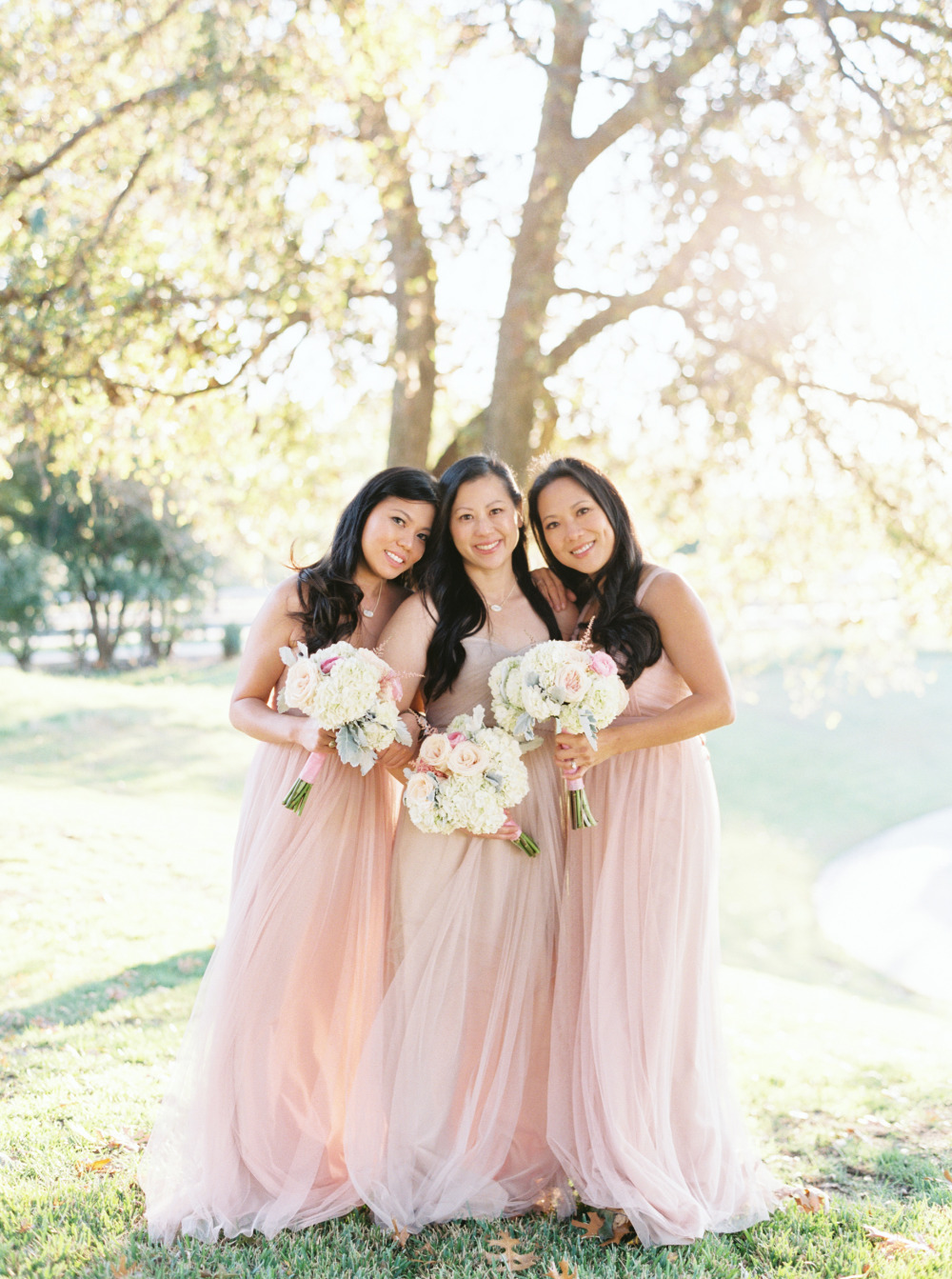 pink bridesmaids ideas