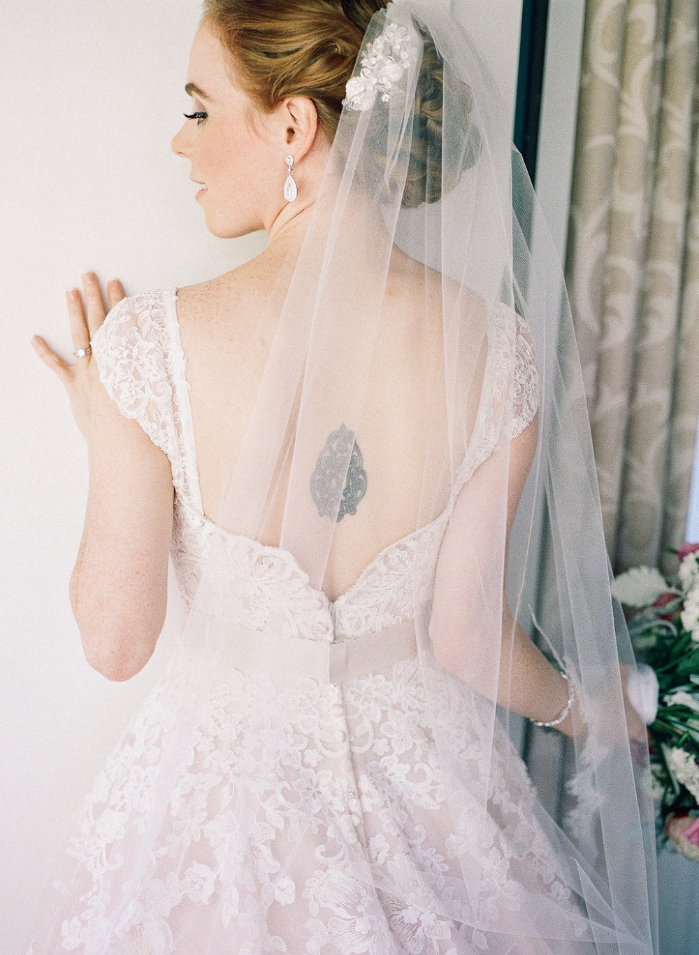 Elegant bridal portrait