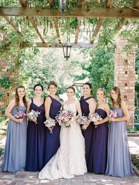 Elegant Purple and White Santa Barbara Wedding