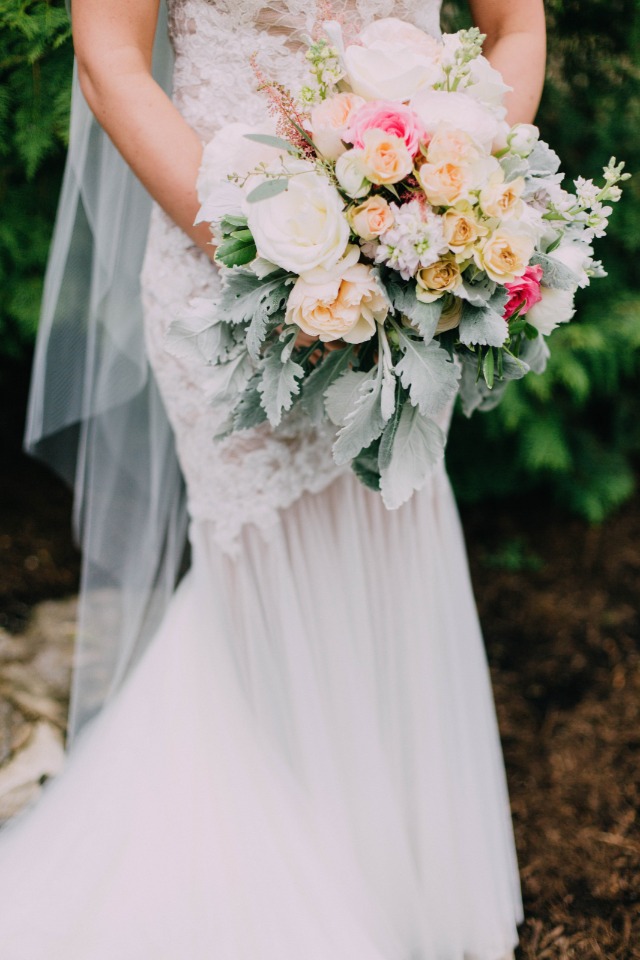 romantic and vintage style bouquet