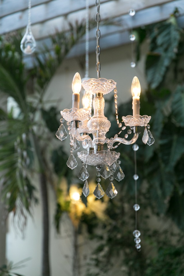 mini crystal chandeliere