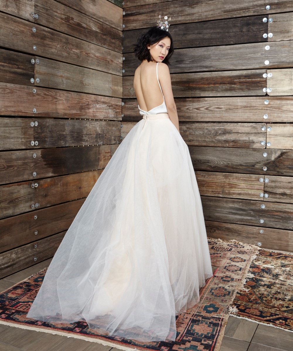 all tulled up with this Ivy and Aster wedding gown