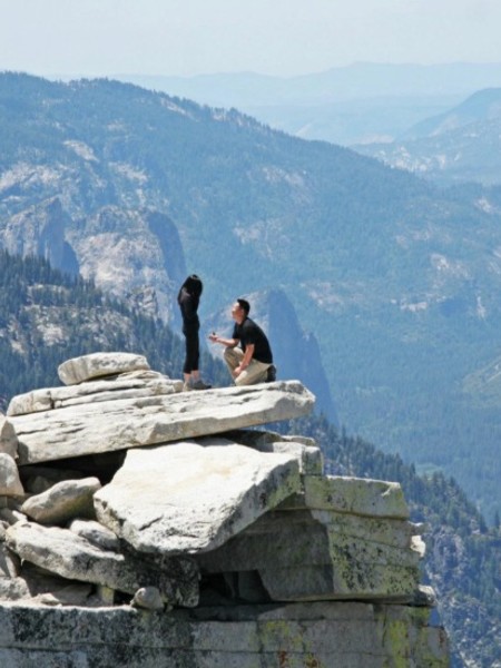 Grace and Ken's Northern California Half Dome Hiking Proposal