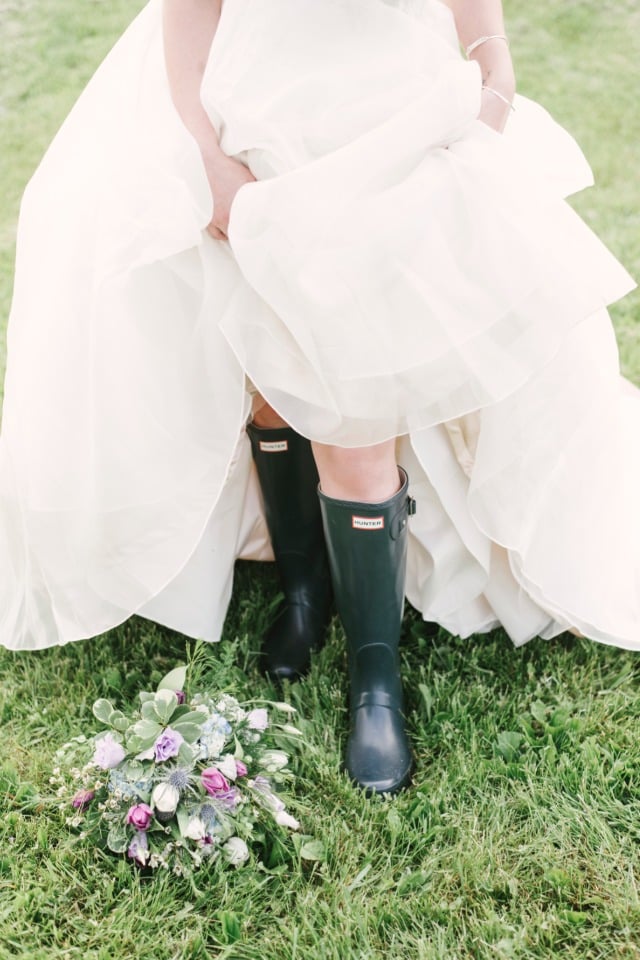 wedding rain boots for your farm wedding