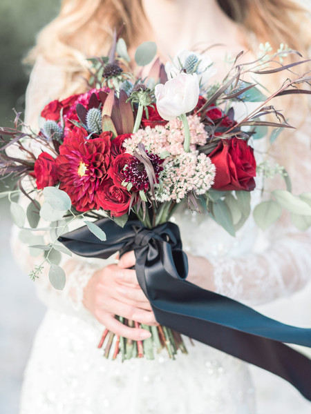 Red And Black Halloween Wedding Ideas