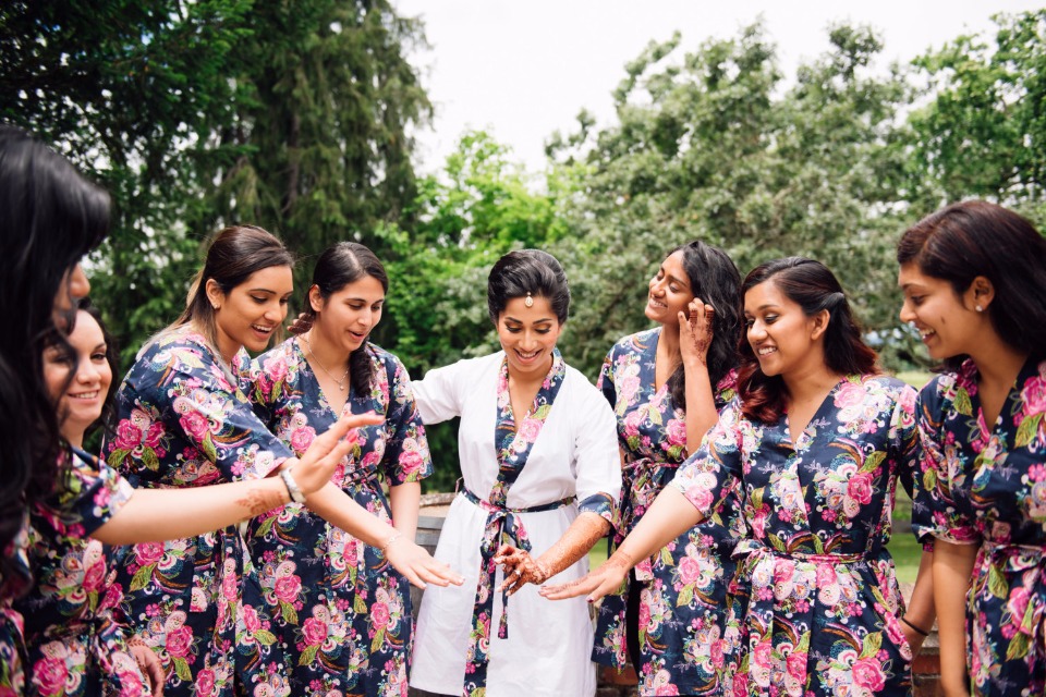 bridesmaid robe