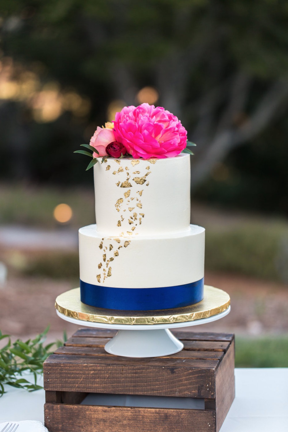 Elegant two tier cake