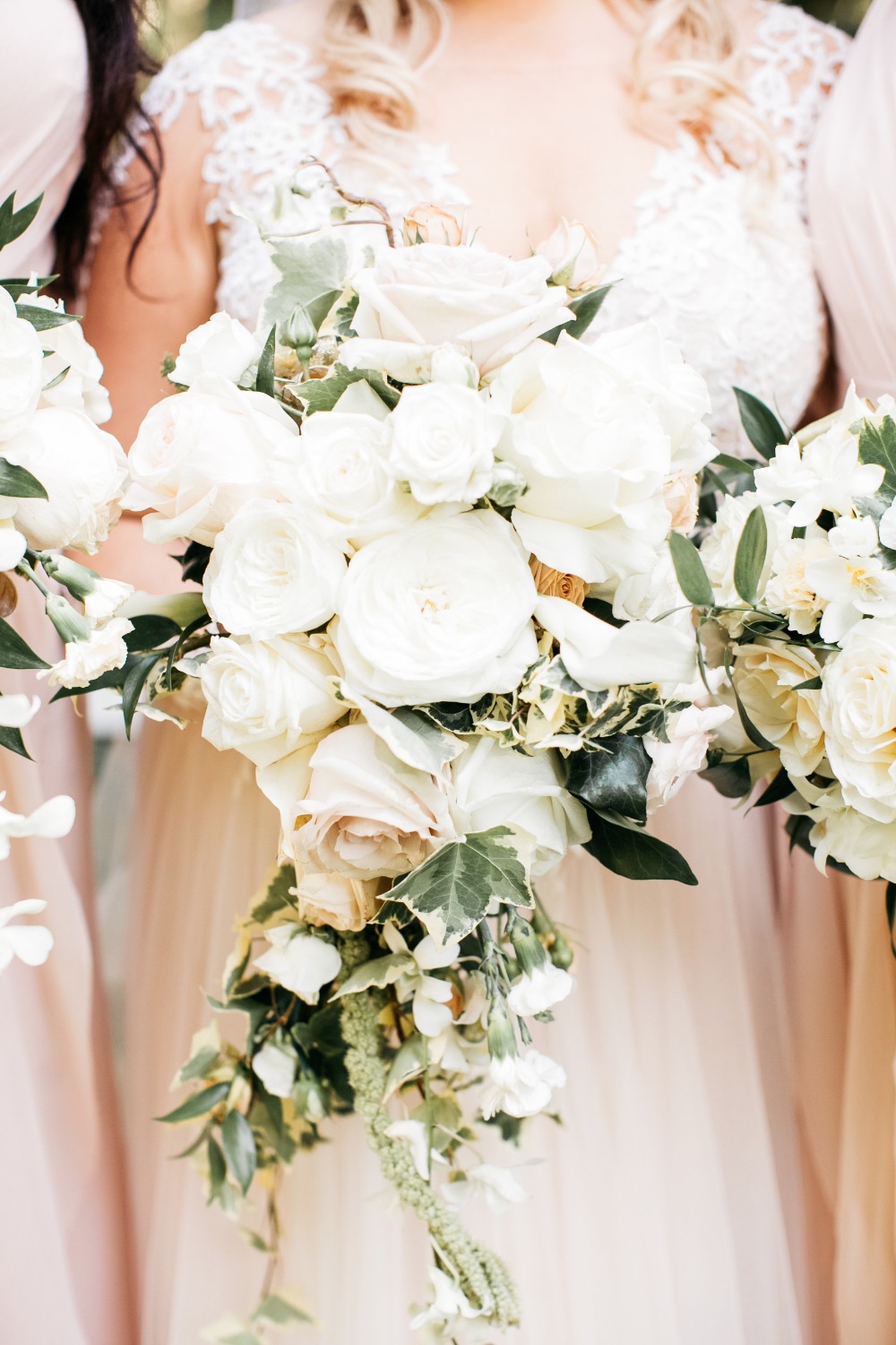 Gorgeous white wedding bouquet